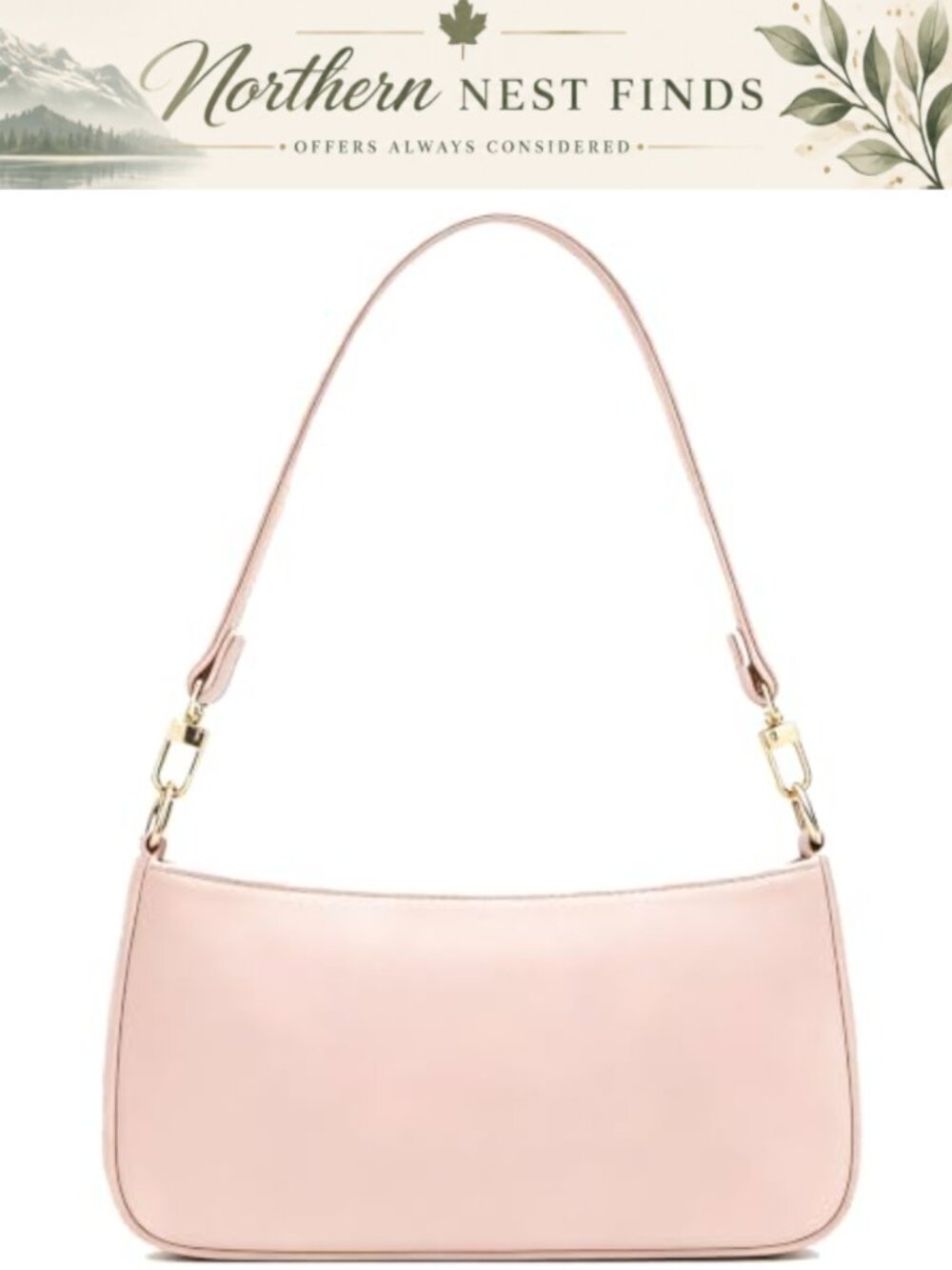 Vegan Leather Shoulder Bag Retro Clutch Crossbody Tote for Women